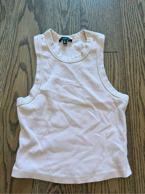 Dynamite Women’s Light Pink Ribbed Tank Top